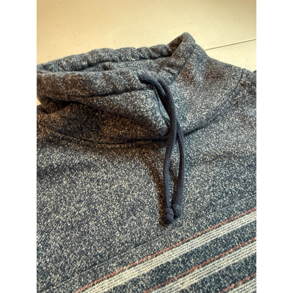 Tommy Bahama women's Large Striped Funnel Neck Pullover Blue Grey knit  L/G - Picture 4 of 11